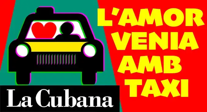 l'amor venia amb taxi la cubana cartell